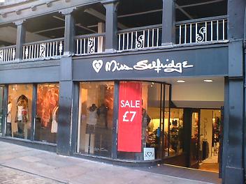 Chestertourist.com - Northgate Street - Miss Selfridge Store